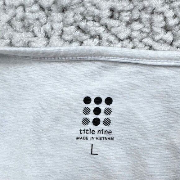 Title Nine Henerala 2.0 Racerback Tank Top White NWOT - Picture 3 of 6